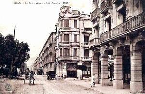 Oran - Place des Victoires et Rue d'Arzew -1914